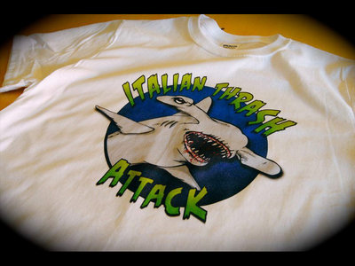 T-Shirt Italian Thrash Attack "Hammer Shark" XL Size main photo