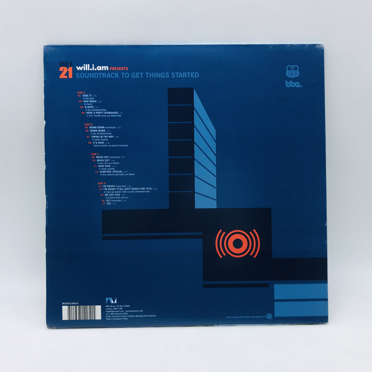 MUST B 21 Soundtrack To Get Things Started will.i.am BBE