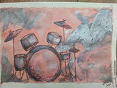 Drum Set - Metallic Watercolor photo 