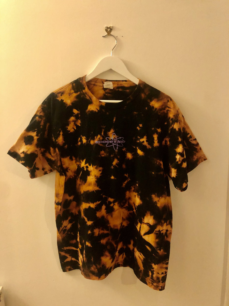 black orange tie dye