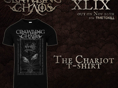 CRAWLING CHAOS  - “The  Chariot” T-shirt main photo