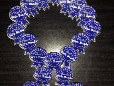 Beers With Bands Blue Ribbon Pin main photo