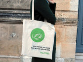 Talitres Tote Bag (Green or Unbleached) photo 