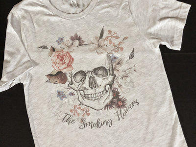 Skull and Flowers shirt GREY main photo