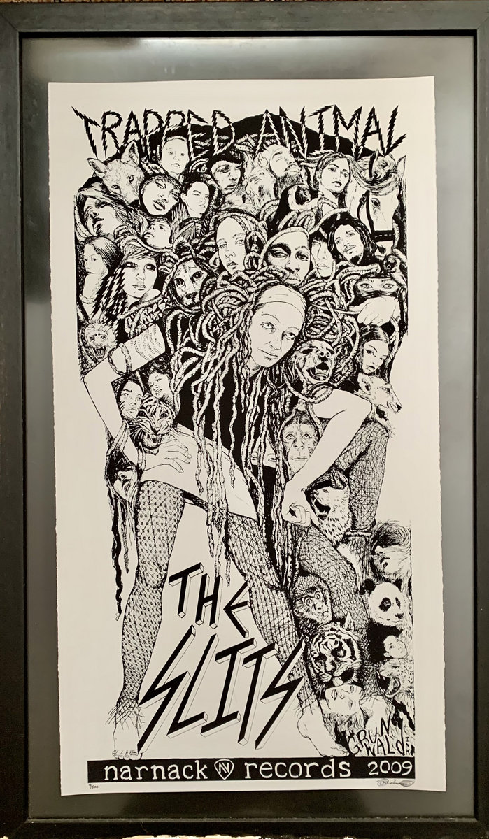 CRAZY! RARE SLITS SILKSCREEN POSTER -- ONLY 500 MADE | The Slits