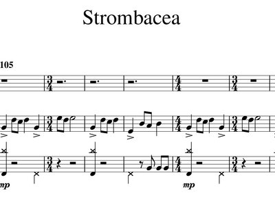 Strombacea Score (PDF) main photo