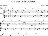 O Come Little Children sheet music pdf photo 