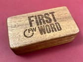 First Word 7" Middles (pair) + wooden carrying case photo 