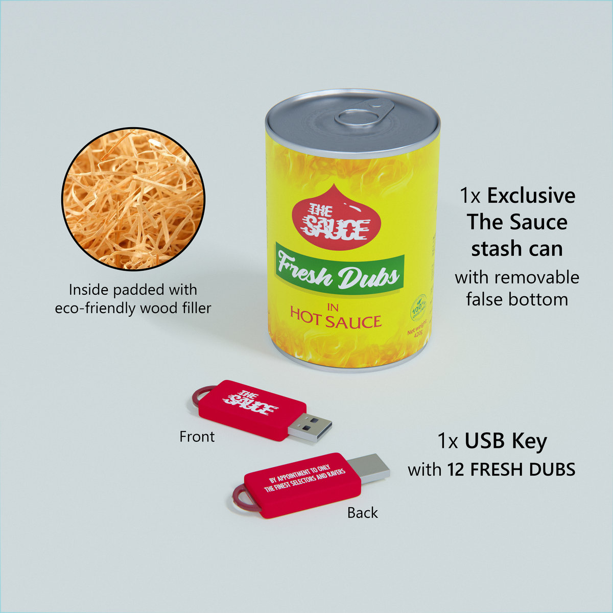 LAST FEW AVAILABLE The Sauce 'Fresh Dubs In Hot Sauce' Dub Pack The