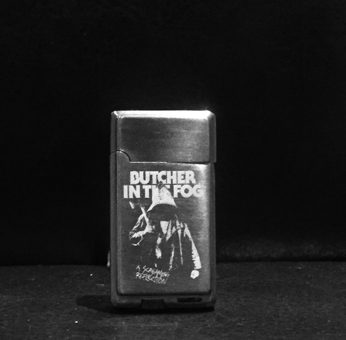 Le Fumer Jet Lighter and Vinyl Sticker combo Butcher in the Fog