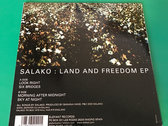 Salako - Land and Freedom EP - 4 Track 7" EP photo 