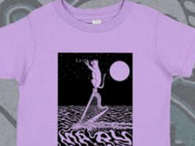 Lavender Children's Cat Moon T-shirt main photo