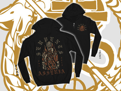 "Serpents Ov Assyria" Zip-Up Hoodie (Front & Back) main photo