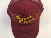 Sound by Supercrush mesh trucker hat (maroon) photo 