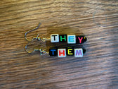 Pronoun Earrings photo 
