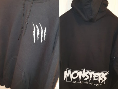 'Monsters Music' Embroidered Hoodie main photo