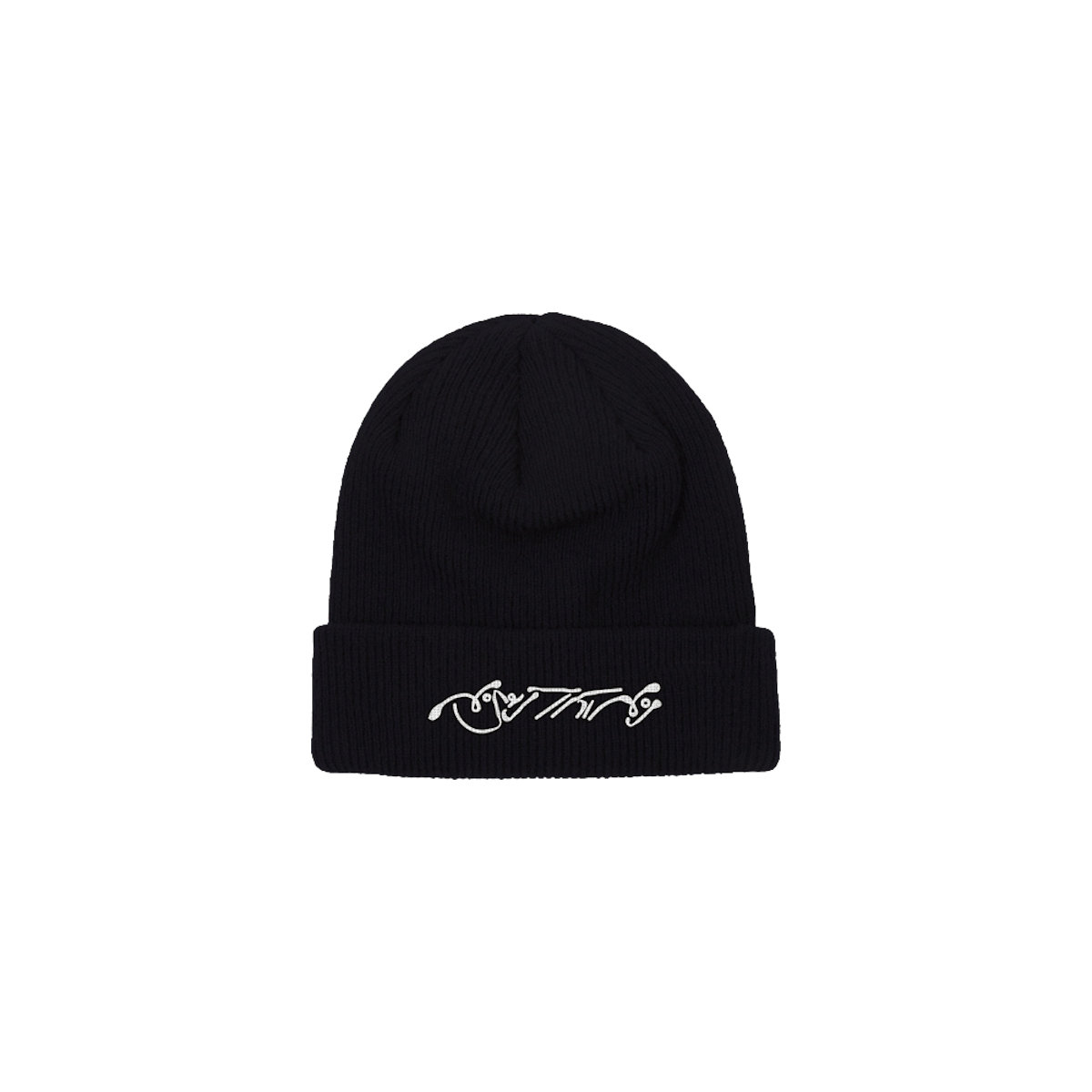 Black Supreme Beanie Hat