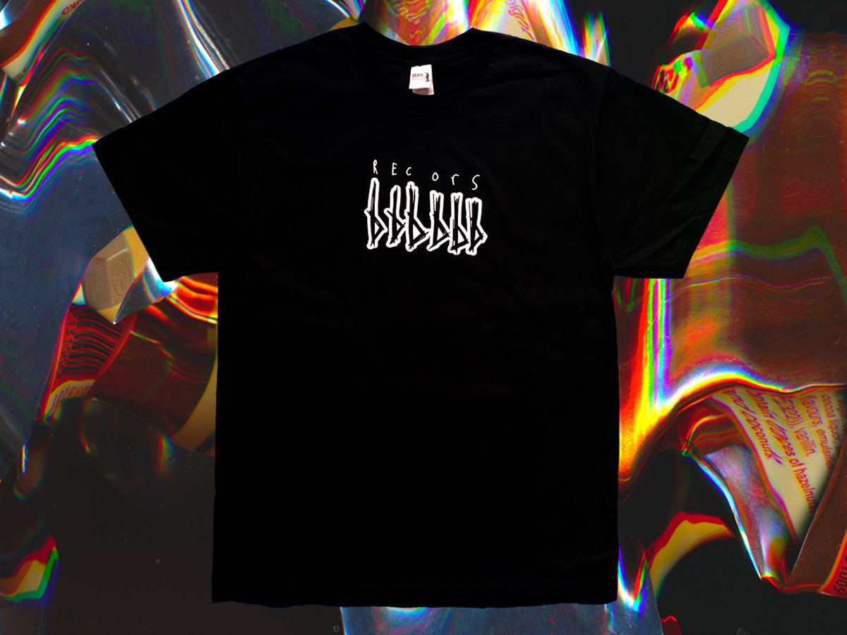bbbbbb logo t-shirt black | bbbbbb recors