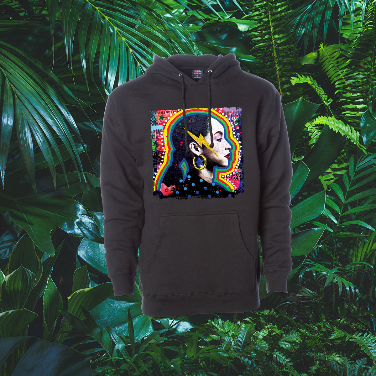 The Paradise Hoodie Black Push The Fader