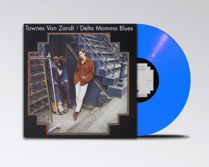 洋楽 LP/Townes Van Zandt/Delta Momma Blues/US Van Zandt, Townes - Delta Momma Blues - Amazon.com Music