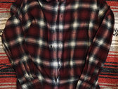 RTH PATCHED FLANNEL - DEEP RED (L) photo 