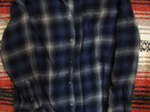 RTH PATCHED FLANNEL - NAVY / CHARCOAL (M) photo 