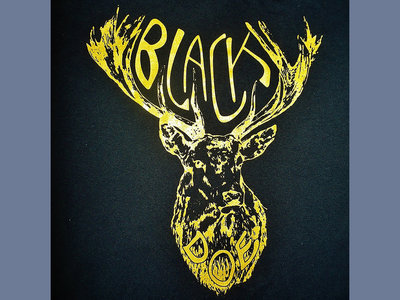 Black Doe T-shirt - Black & gold main photo