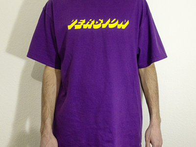 VERSION t-shirt 007 (purple/yelow) main photo