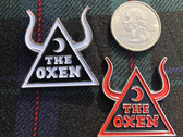 The Oxen Enamel Pin (Black & Red) photo 
