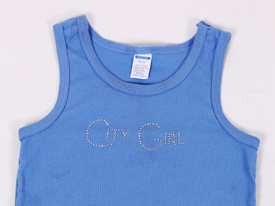 'City Girl' Blue Tank main photo