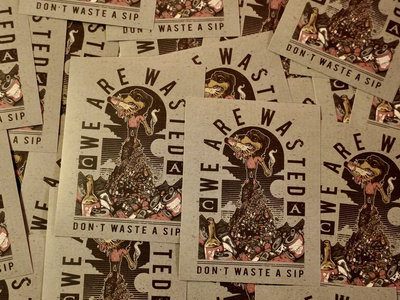 Don't Waste a Sip Sticker 5pack main photo