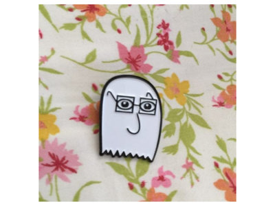ghost nerd lapel pin main photo