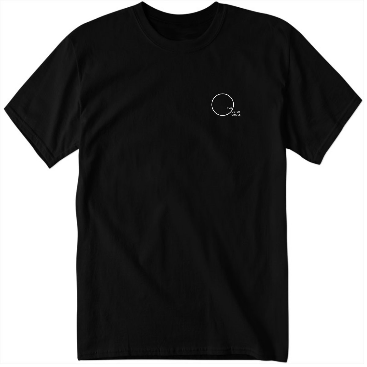 theredthread S circle open T-shirts ブラック THEREDTHREAD】S circle open T-shirts
