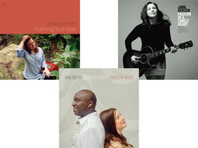 Jana Herzen 3 CD Bundle: 'Round The World + Nothing But Love + Passion of a Lonely Heart main photo