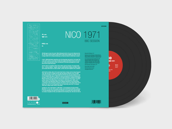 BBC Peel Session 1971 | Nico