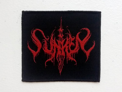 Sunken woven patch - RED main photo