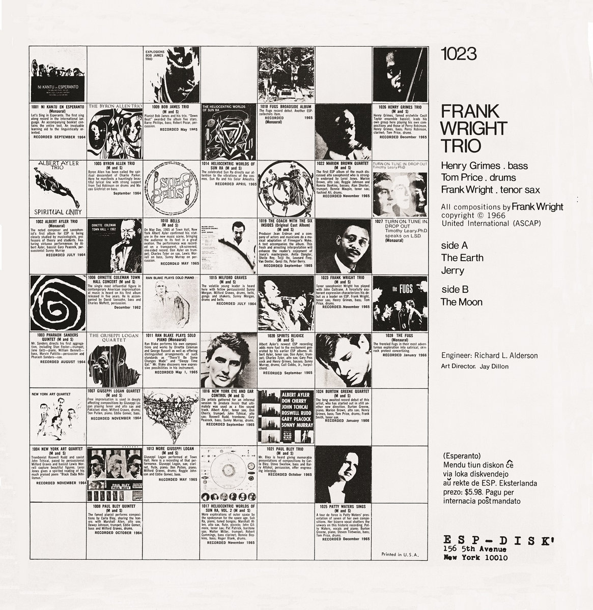 CD Frank Wright Trio Frank Wright Trio TKCZ79133PROMO Venus Japan プロモ /00110 CD Frank Wright Trio Frank Wright Trio TKCZ79133PROMO Venus