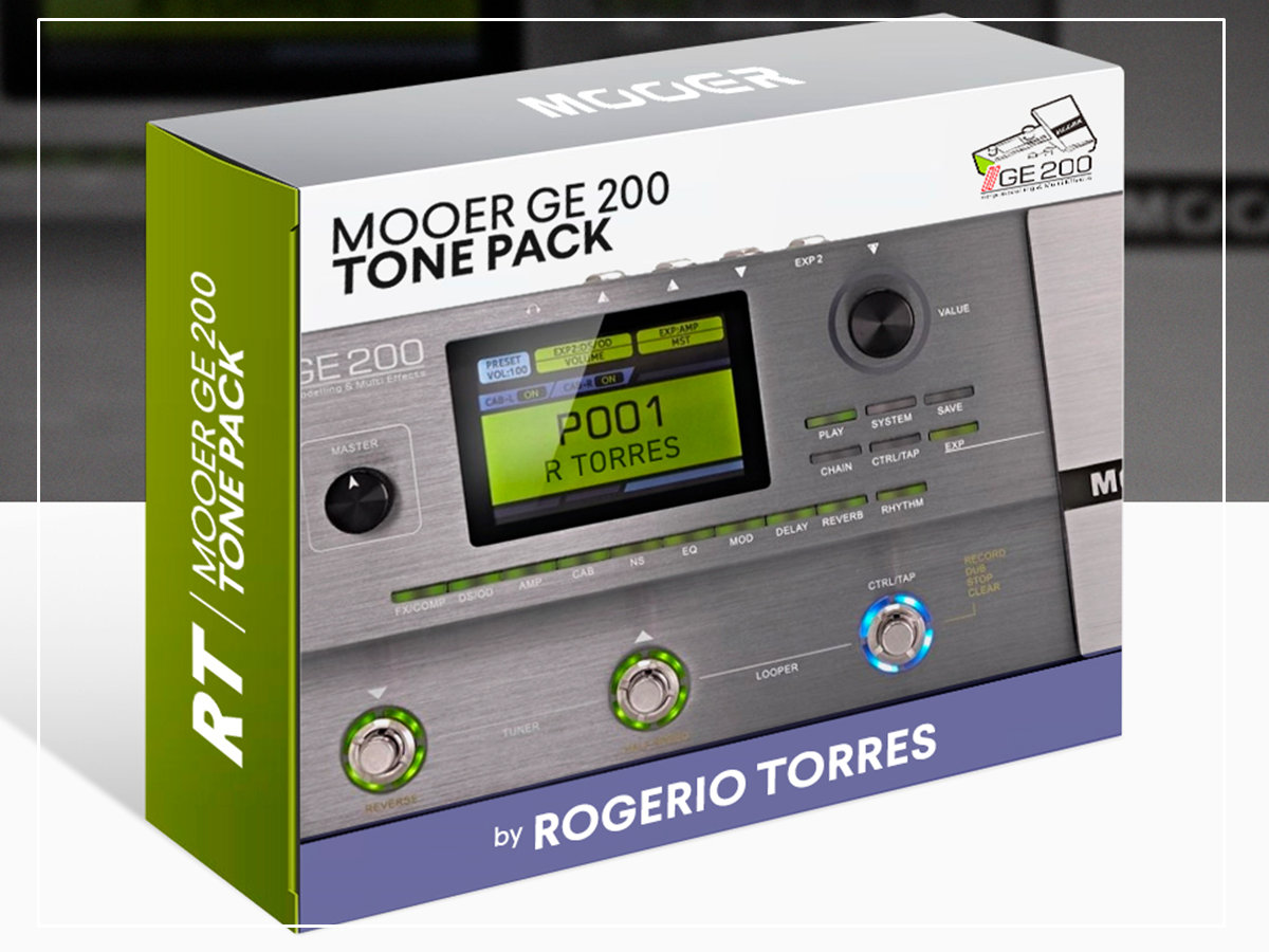 MOOER GE 200 TONE PACK BY ROGERIO TORRES | Cosmos