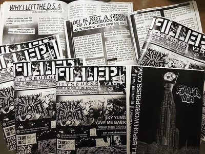 FILLER (Volume 2, Issue 1) || 11x17 zine main photo