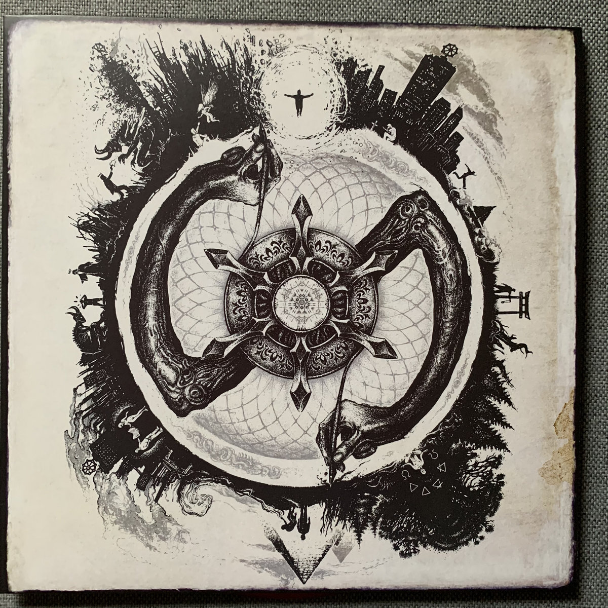 MONUMENTS “The Amanuensis” Red Marbled Limited LP | MAROON