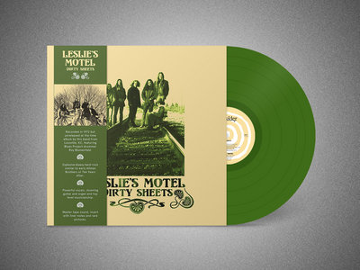 LESLIE'S MOTEL - Dirty Sheets (Green vinyl LP) main photo