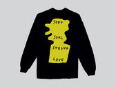 "Strong Love" - Black Long Sleeve with Screen Print photo 