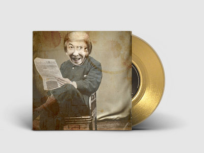 Limited Edition Gold Lift 7" Gold Vinyl with set of 8 original postcards designed by Martin Carr main photo