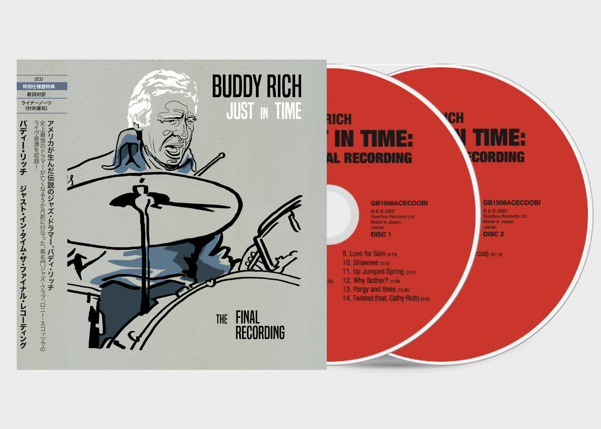 その他 2LP Buddy Rich Just In Time (The Final Recording) GB1556 Gearbox /00260 Buddy Rich - 'Just In Time' 2 x Vinyl LP – Gearbox Records