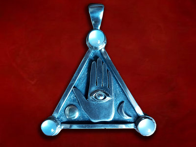 Silver All Seeing Eye Pendant main photo