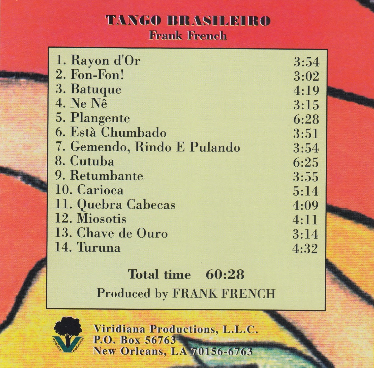 Tango Brasileiro Frank French Pianist Frank French