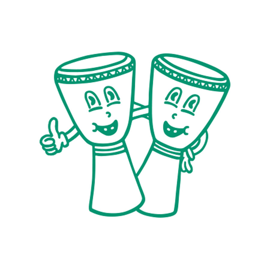 Library Card Talking Drums