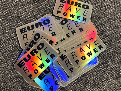 "EURO RAVE POWER" Sticker main photo