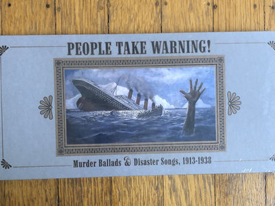 People Take Warning 3 CD box - Notes by Tom Waits main photo
