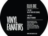 Ellis Dee ‘Big Up Your Chest (Remix)/Junglist Warrior’ 12” – ‘Aquatic Turquoise’ Vinyl – VFS026 photo 